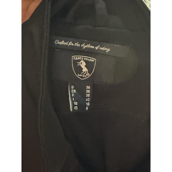 Horze Equestrian Women’s Black Gray Zip Jacket US 6 Riding Activewear - Picture 5 of 6